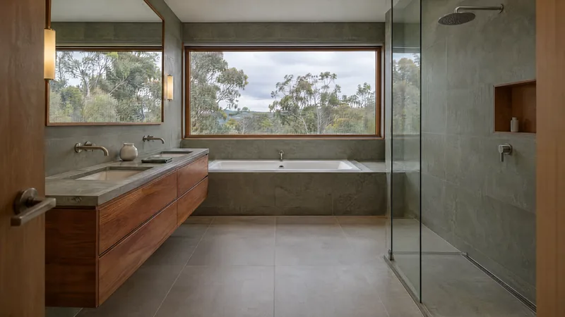 blackwood retreat bathroom design concept